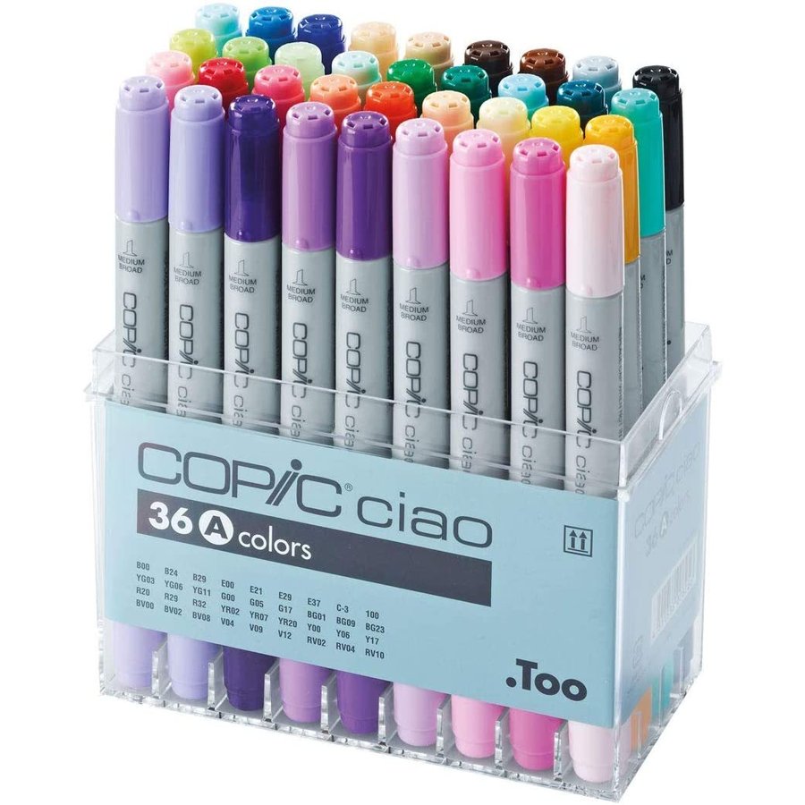 コピック ペン チャオ 36色 Aセット 初心者 イラスト用 Copic Too 通販 Lineポイント最大0 5 Get Lineショッピング