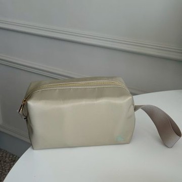 BURBERRY 鼠尾草綠手拎洗漱包
