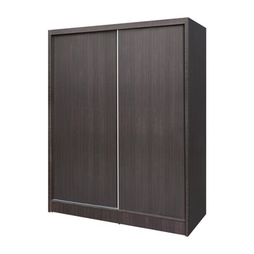 Homelike 喜家居5x7尺推門衣櫃(多色可選)(2311)胡桃