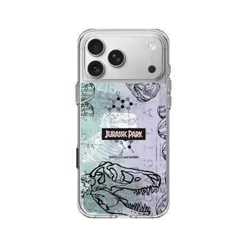 iPhone 17 Pro Max Clear Case（相機按鈕） 透明 - Jurassic Park/ Jurassic World - 失落世界DNA