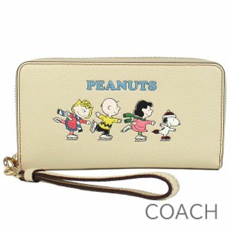 コーチ 長財布 COACH レディース スヌーピー コラボ商品 レザー ...