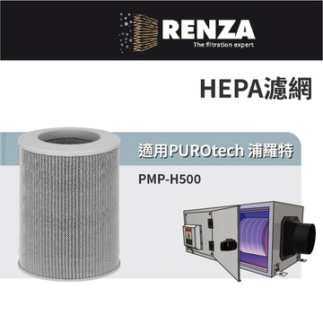 適用 PUROtech 浦羅特 VAF 空氣清淨系統 PMP-H500 多功能隱藏式空氣清淨機 HEPA濾網 濾芯 濾心