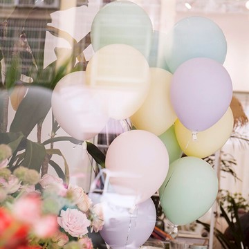 ins馬卡龍氣球生日派對裝飾結婚慶用品婚房裝飾氣球婚禮活動氣球