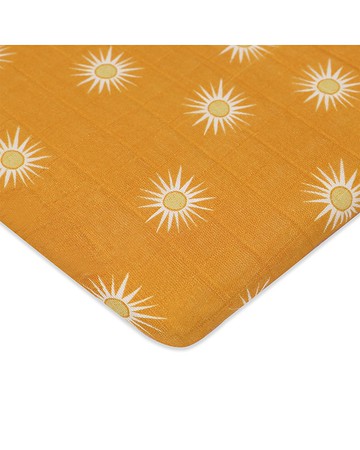 Babyletto All Stages Bassinet Sheet in Gots Certified Organic Muslin Cotton