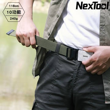 NexTool 多功能腰帶【軍綠】Belt Tool NE20025