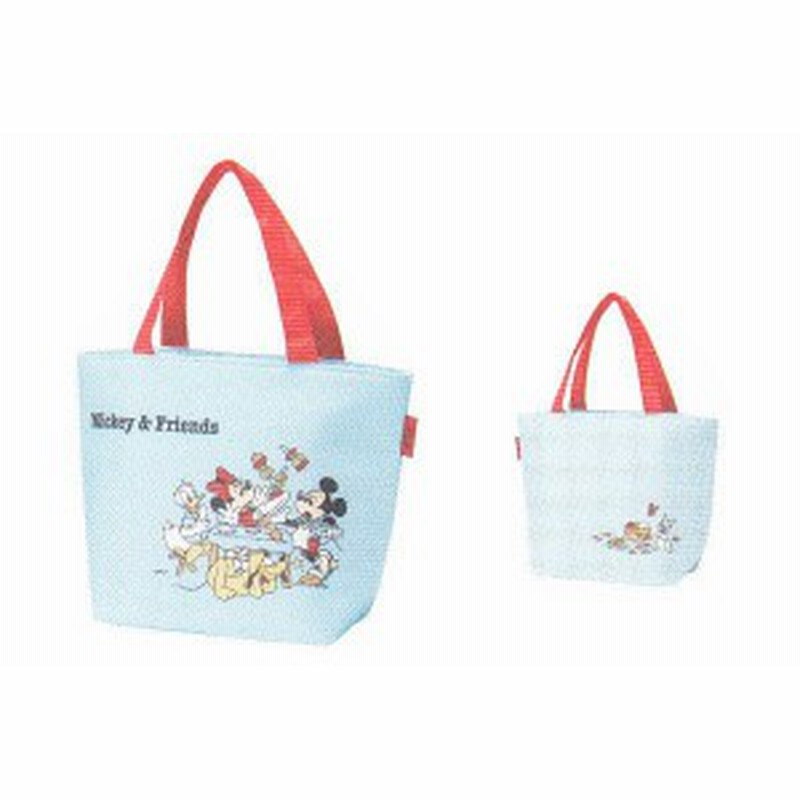 ディズニーキャラクター トート型保冷ランチバッグ Mikeyとfriends ピクニック ミッキー ミニー ドナルド ディズニー 通販 Lineポイント最大2 0 Get Lineショッピング