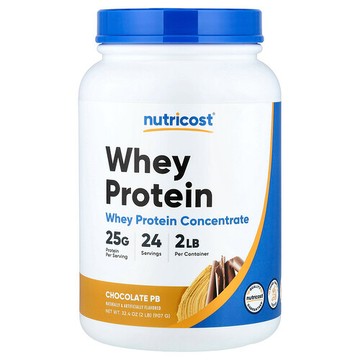 Nutricost, 乳清蛋白，巧克力 PB，2 磅（907 克）
