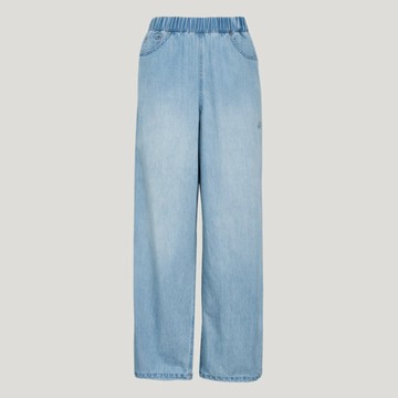 Adidas 愛迪達 Soft Denim Pant KY3346 女 長褲 牛仔長褲 休閒長褲 丹寧 藍