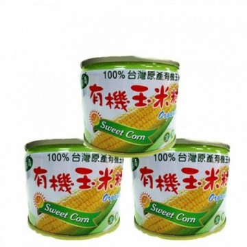 ￼【青葉】有機 玉米粒180g x3罐