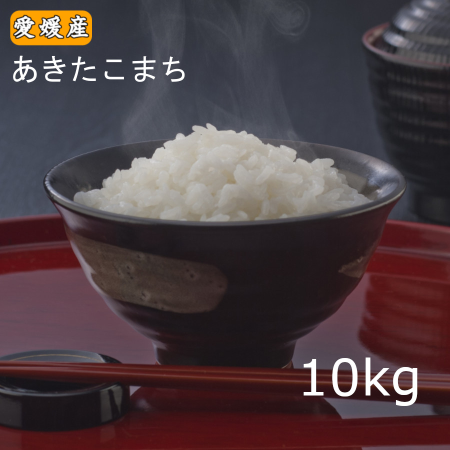 米 お米 10キロ 「愛媛県産 あきたこまち 10kg」 令和5年産 送料無料 ※北海道.東北.沖縄は地域別送料加算