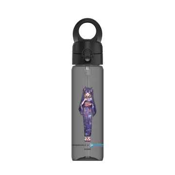 磁吸水壺 AquaStand Tritan 800cc - 附吸管 黑 - 一伊那爾栖 Ninomae Ina'nis. - 咦那我婆?