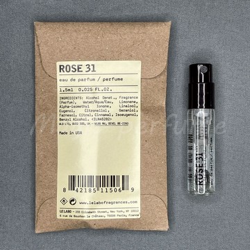 香水實驗室 玫瑰Le Labo Rose 31-1.5ml香水樣品試用裝 香氛噴霧 約會香水 旅行香水 小香小樣