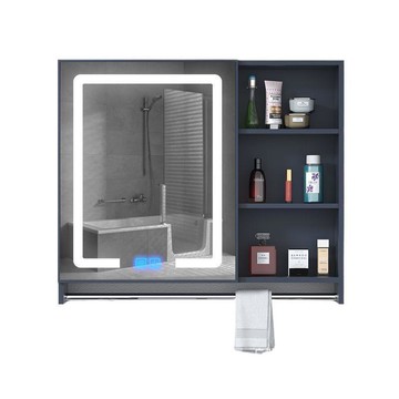 廠家直銷太空鋁浴室柜鏡柜儲物組合洗手間單獨收納盒箱衛生間掛墻[DD150110]