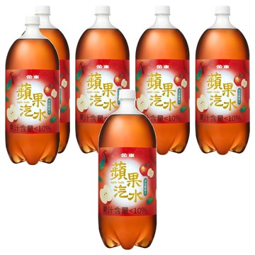金車 蘋果汽水  2L  6瓶