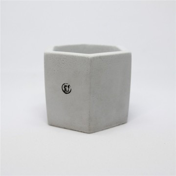 【野草不野】大六邊 / 水泥盆器