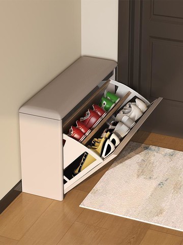 【免運】極窄 換鞋凳 門口可坐鞋櫃 坐凳一體 超窄翻鬥穿鞋凳 入戶鞋櫃