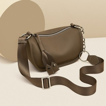 包包女士2025秋冬新款斜挎包真皮高級感單肩腋下大容量時尚餃子包 鑫弘-素時衣櫥