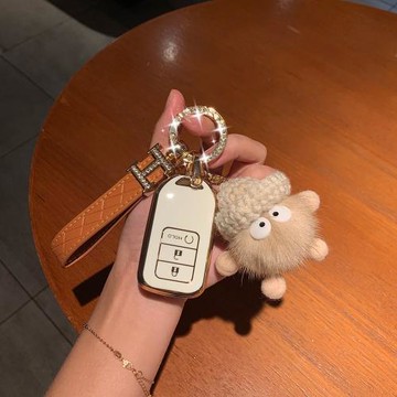 專用21款本田車鑰匙套CRV皓影雅閣思域凌派英詩派繽智包殼tpu女