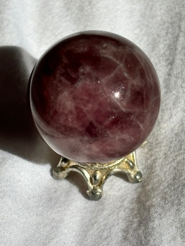 雙六芒星 紫粉晶球 粉水晶 天然水晶 擺設 水晶原礦 原石 crystal