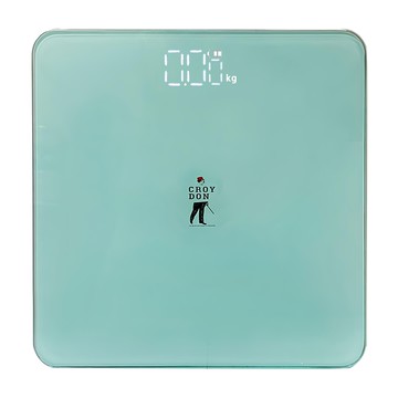 CROYDON 克羅伊登 LED隱屏體重計  鋼化玻璃  尺寸 28x28x2.2cm  計重範圍 5kg~180kg  LA195024  1個