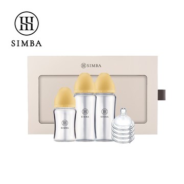 Simba 小獅王辛巴 - 限定初綻新生奶瓶禮盒-旦黃