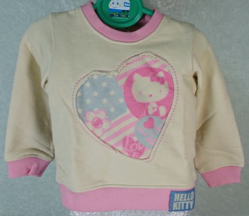 【震撼精品百貨】Hello Kitty 凱蒂貓~童裝_長T_愛心