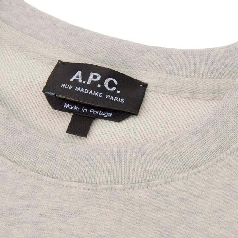 A.P.C. アーペーセー トレーナー レディース グレー COEBH F27561-PAA