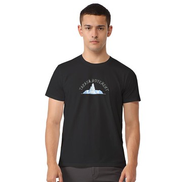 【TAKAKA】中性 印花彈性T恤-塔山『黑色』M51780