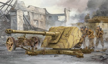 【JZHOBBY】小號手 02308 1/35 德 88mm PAK43型反坦克炮