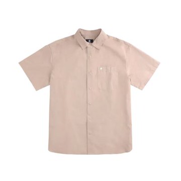 Converse Woven Shirt Vintage Cargo 男款 卡其色 襯衫 短袖 MCH601-X9V