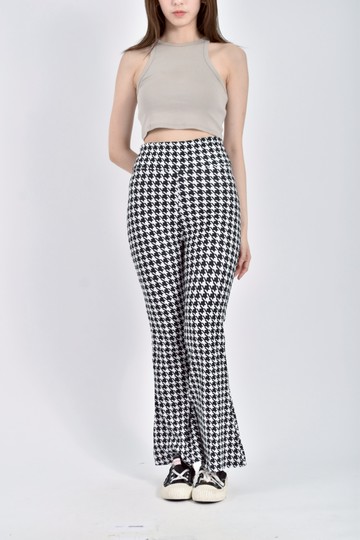 加購優惠(L) 高腰運動鬆緊腰黑色長褲