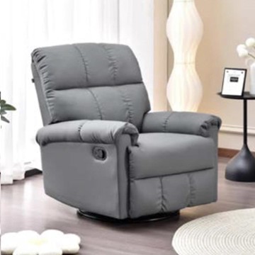 【obis】CRAIG電動旋轉搖椅(單人沙發 電動沙發)灰色