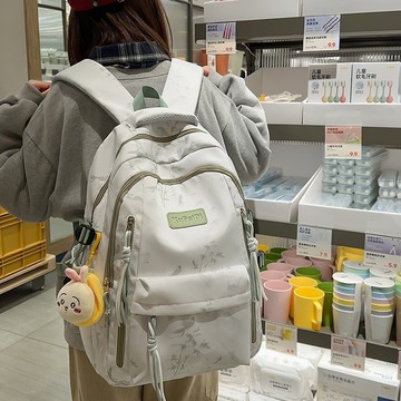 特價💡高顔值初中女生書包 大容量雙肩包學生背包背包  後背包 雙肩包 書包 輕量化背包 86MU