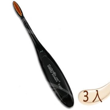 【Macrilan 瑪可麗蘭】時尚俏麗中型線性專業化妝刷具-3入B407