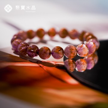 【老料紫鈦手珠】6.5–8.5mm 多規格等級可選, 廠商說近年很難找到了, 喜歡趕緊帶！/ 紫超七 超七水晶 堇青石