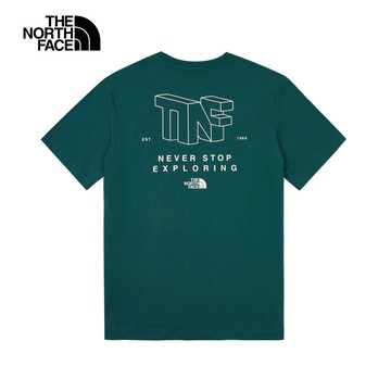 【24H限定價】The North Face北面男女款綠色舒適透氣短袖T恤｜8EYA6GI