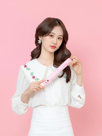 Soft Bar Flat Iron [Pink]