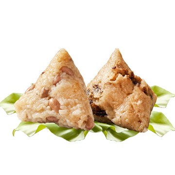 樂活e棧 蓮子素滷粽子+花生粽子x2包(素粽 全素 端午)