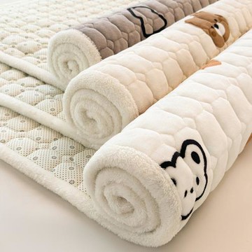 牛奶絨床墊軟墊家用絨毯子墊被褥子宿舍學生單人冬季加絨床褥墊子