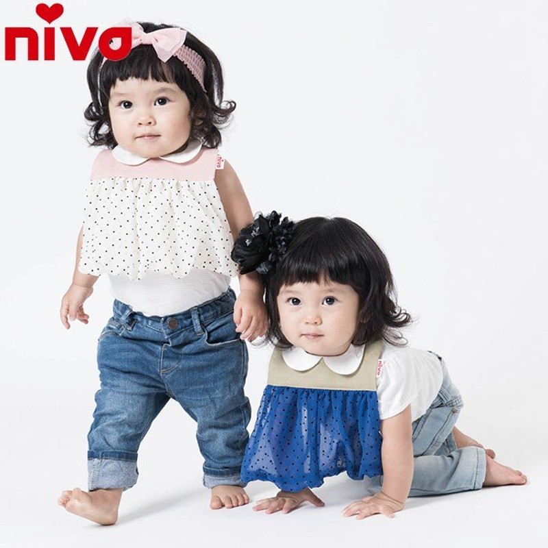 ニヴァ Niva スタイ おしゃれ 女の子 ビブ よだれかけ タイニードットシフォン ベビー アイボリー ブルー 160 ドット柄 襟付き シフォンスタイ おしゃれ 結婚式 通販 Lineポイント最大0 5 Get Lineショッピング