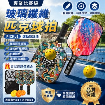 現貨 免運 隔日到貨 匹克球拍 匹克球拍套 匹克球 匹克球拍組 匹克球拍兒童成人 匹克球球拍 雙拍附贈4球+收納球包
