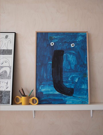 MOGU TAKAHASHI - 聯名海報 ELLIE POSTER 藍大象