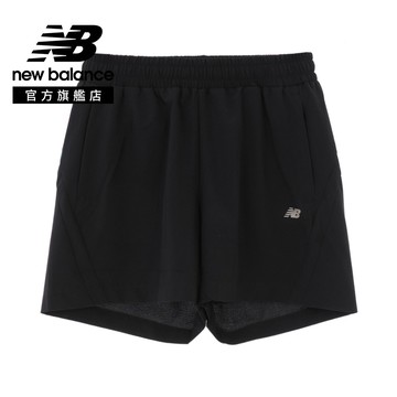 【New Balance】 NB 鬆緊抽繩短褲_女性_黑色_6562630189 (版型正常)