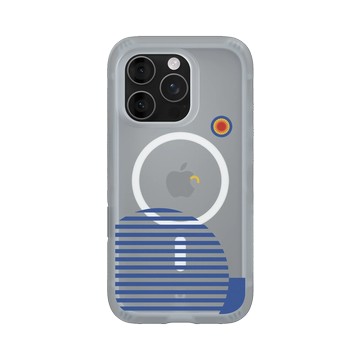 iPhone 16 Pro AirX 流變灰 - NASA - Exoplanet K2-18 b & Red Dwarf - Bauhaus Style