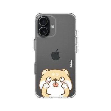 iPhone 17 Clear Case（相機按鈕） 透明 - 嗨小強 Hi John - 鬼臉柴柴