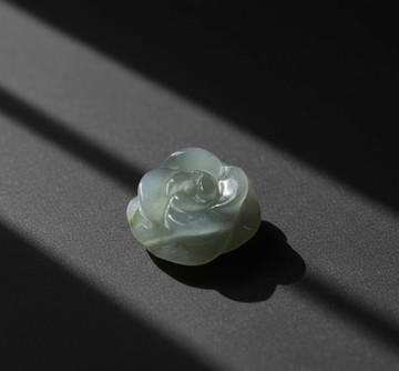 【似玉如花】冰種飄花翡翠牡丹花手牌 | 天然緬甸A貨翡翠 | 送禮