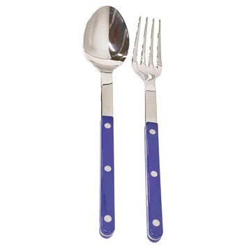 SABRE PARIS BISTROT 純色 寶石藍  叉匙  1組