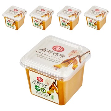十全 有機味噌  500g  5盒