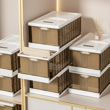 熱銷/免運費 衣物收納箱家用衣柜分格整理盒折疊內衣收納箱翻蓋衣服褲子收納盒