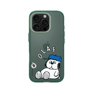 iPhone 16 Pro Clear 憂墨綠 - 史努比 Snoopy 75th Anniversary - 75週年-歐拉夫休息中